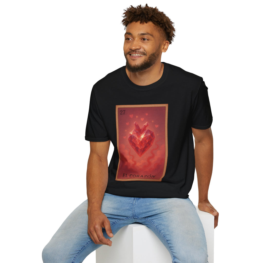 T-Shirt — El Corazón Lotería Heart Graphic Tee