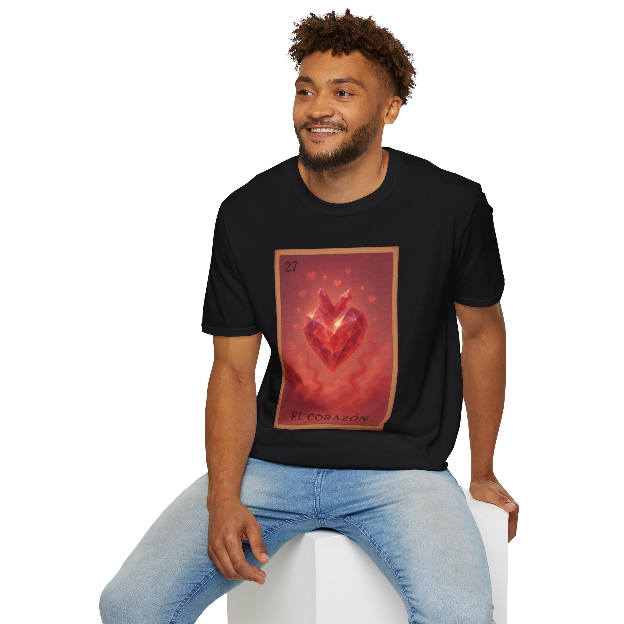 T-Shirt — El Corazón Lotería Heart Graphic Tee