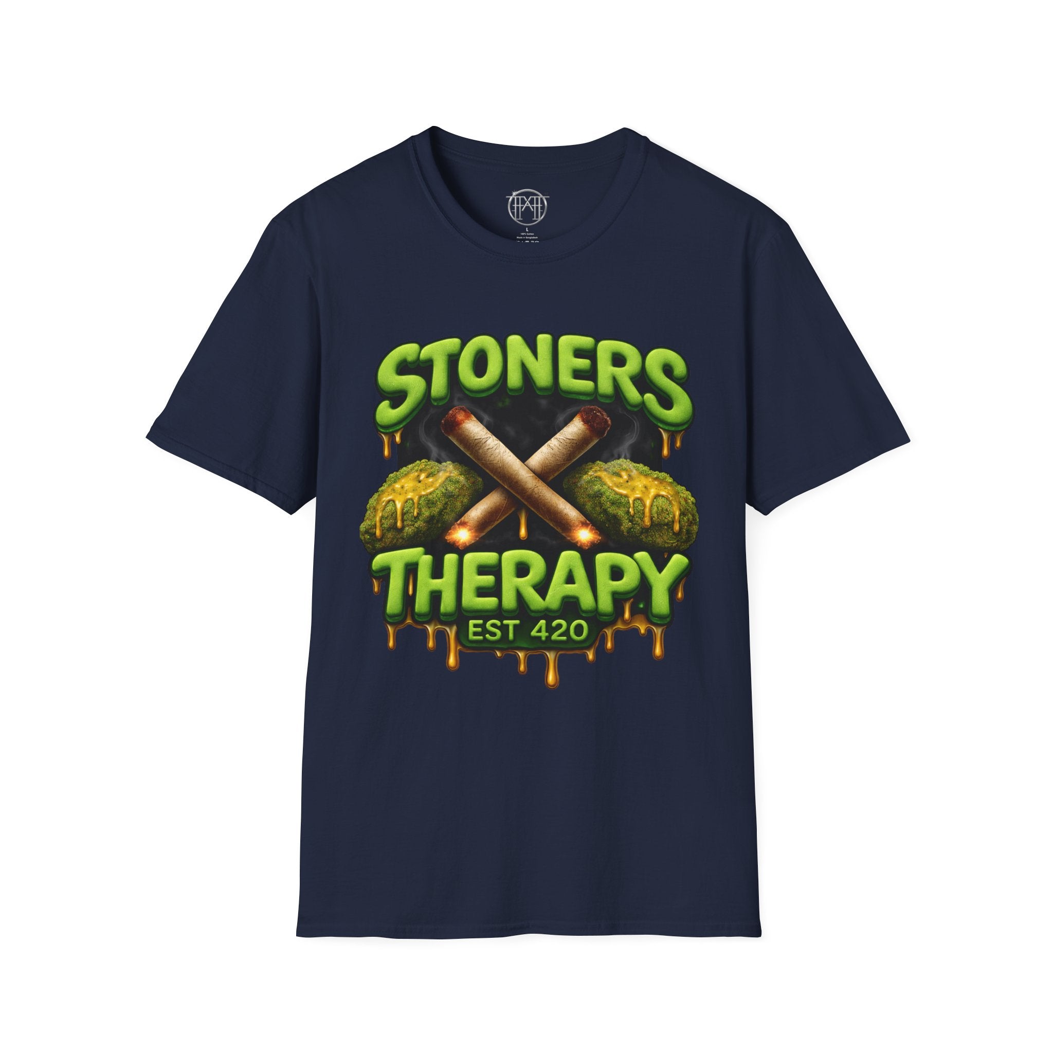 Stoners Therapy T-Shirt — 420 Cannabis Graphic Tee