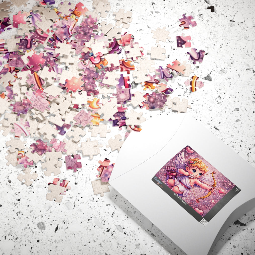 Cupid Cherub Heart Puzzle Piece Jigsaw