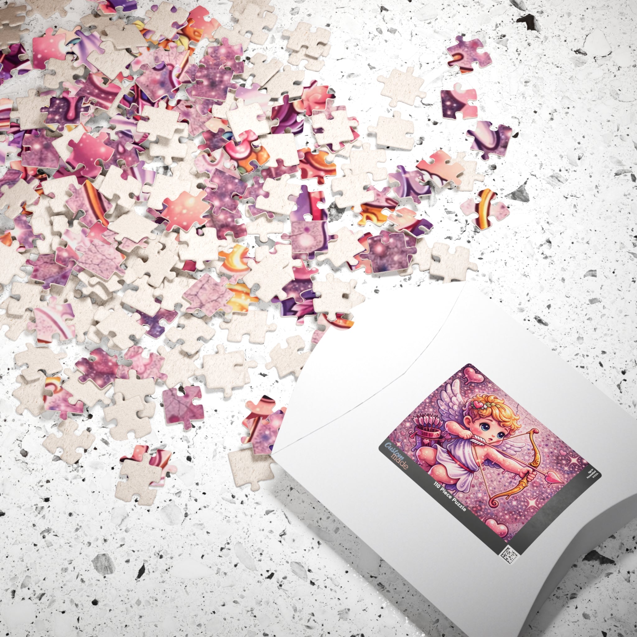 Cupid Cherub Heart Puzzle Piece Jigsaw