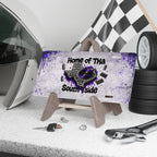 Vanity Plate - "Home of Tha South Side" Purple Drip Texas License Plate