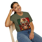 Mexican Sugar Skull T-Shirt — Día de los Muertos Calavera Graphic Tee