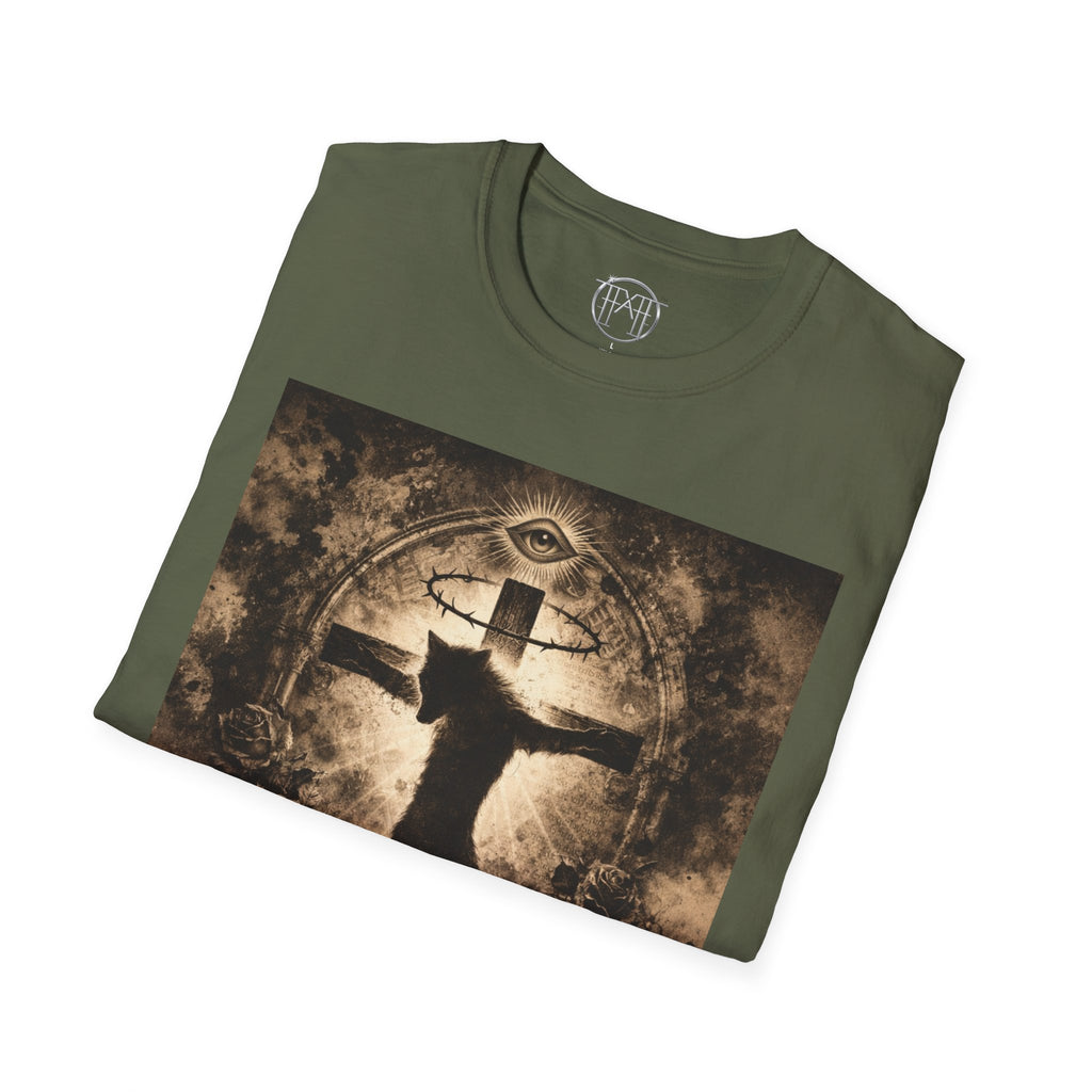 Never Wolf T-Shirt — Dark Gothic Design