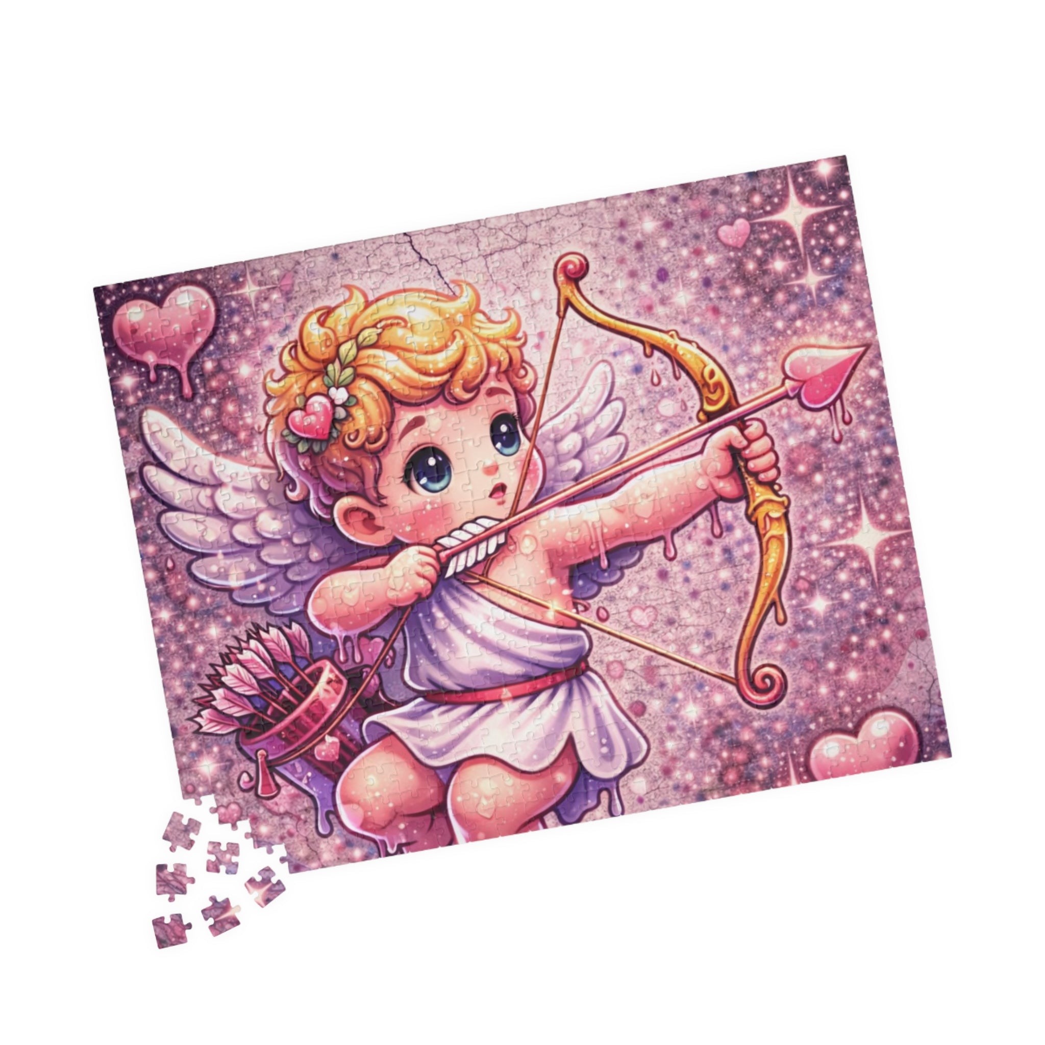 Cupid Cherub Heart Puzzle Piece Jigsaw