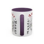 Amor y Honor Skull & Rose Accent Coffee Mug (11/15oz)