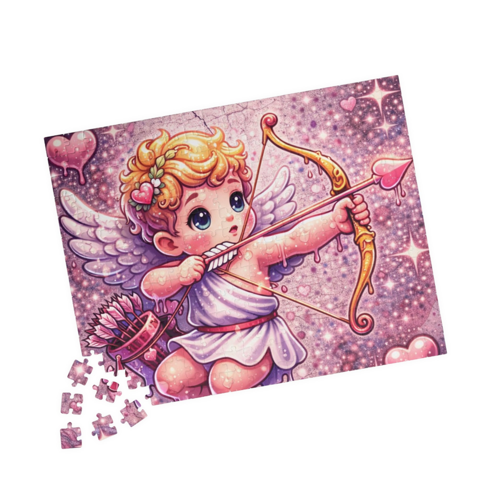 Cupid Cherub Heart Puzzle Piece Jigsaw