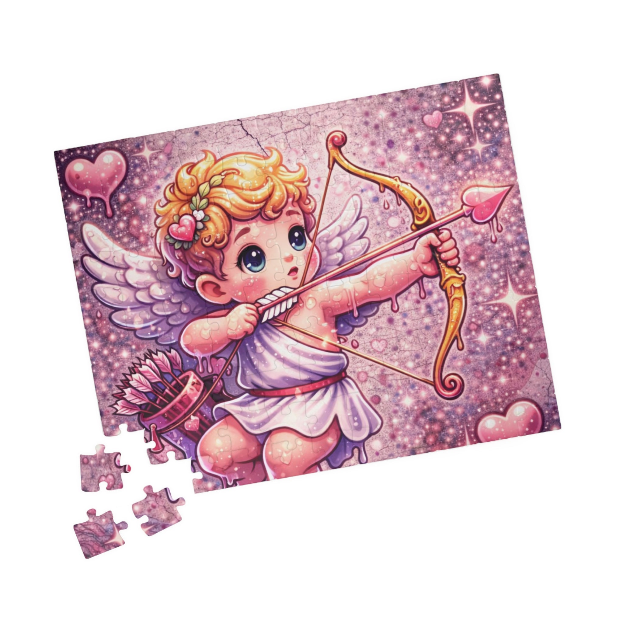 Cupid Cherub Heart Puzzle Piece Jigsaw
