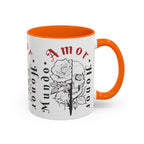 Amor y Honor Skull & Rose Accent Coffee Mug (11/15oz)