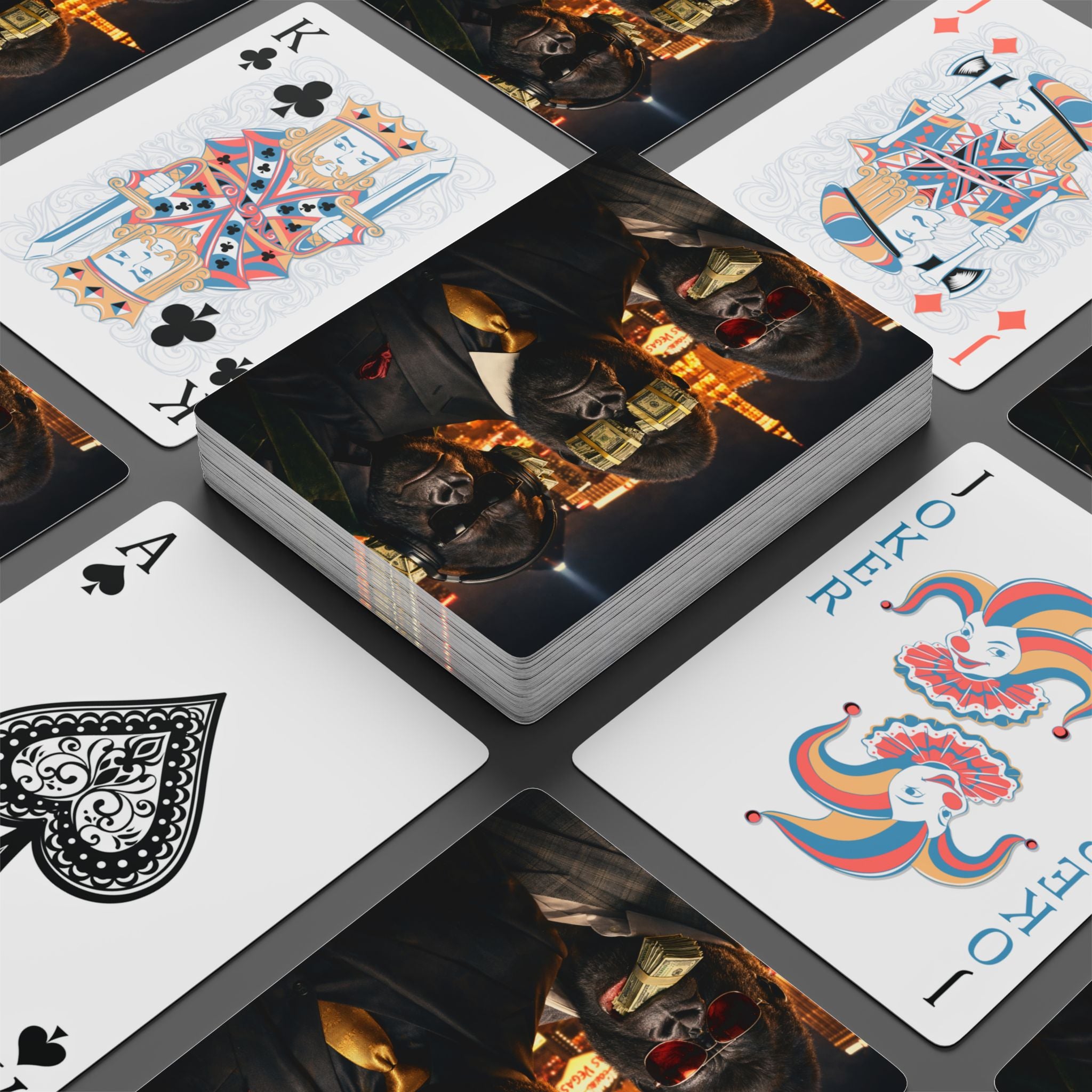 Poker Playing Cards — Vegas Gorilla Casino Deck