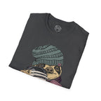 Cozy Sloth Coffee Tee – Cute Winter Sloth Holding Coffee Cup T-Shirt