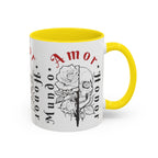 Amor y Honor Skull & Rose Accent Coffee Mug (11/15oz)