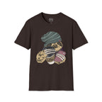 Cozy Sloth Coffee Tee – Cute Winter Sloth Holding Coffee Cup T-Shirt