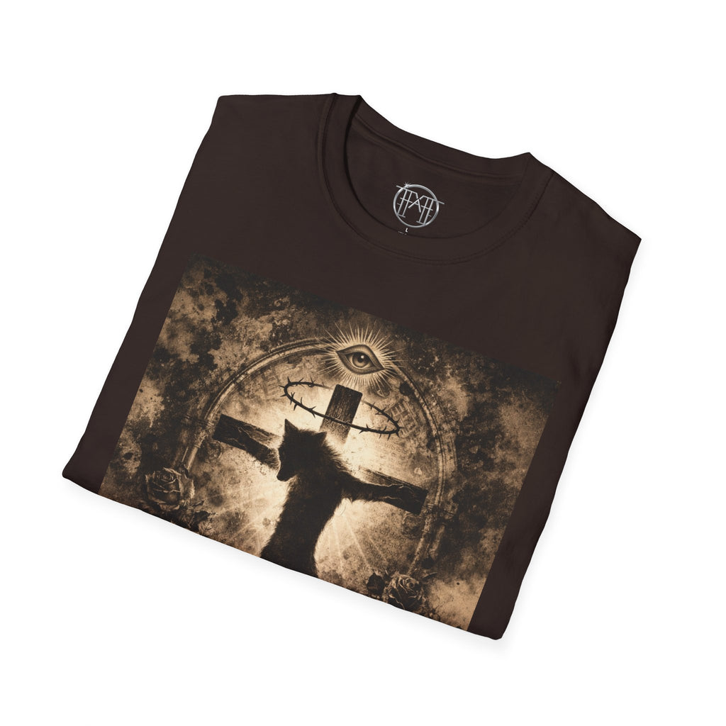 Never Wolf T-Shirt — Dark Gothic Design