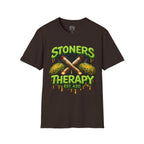 Stoners Therapy T-Shirt — 420 Cannabis Graphic Tee