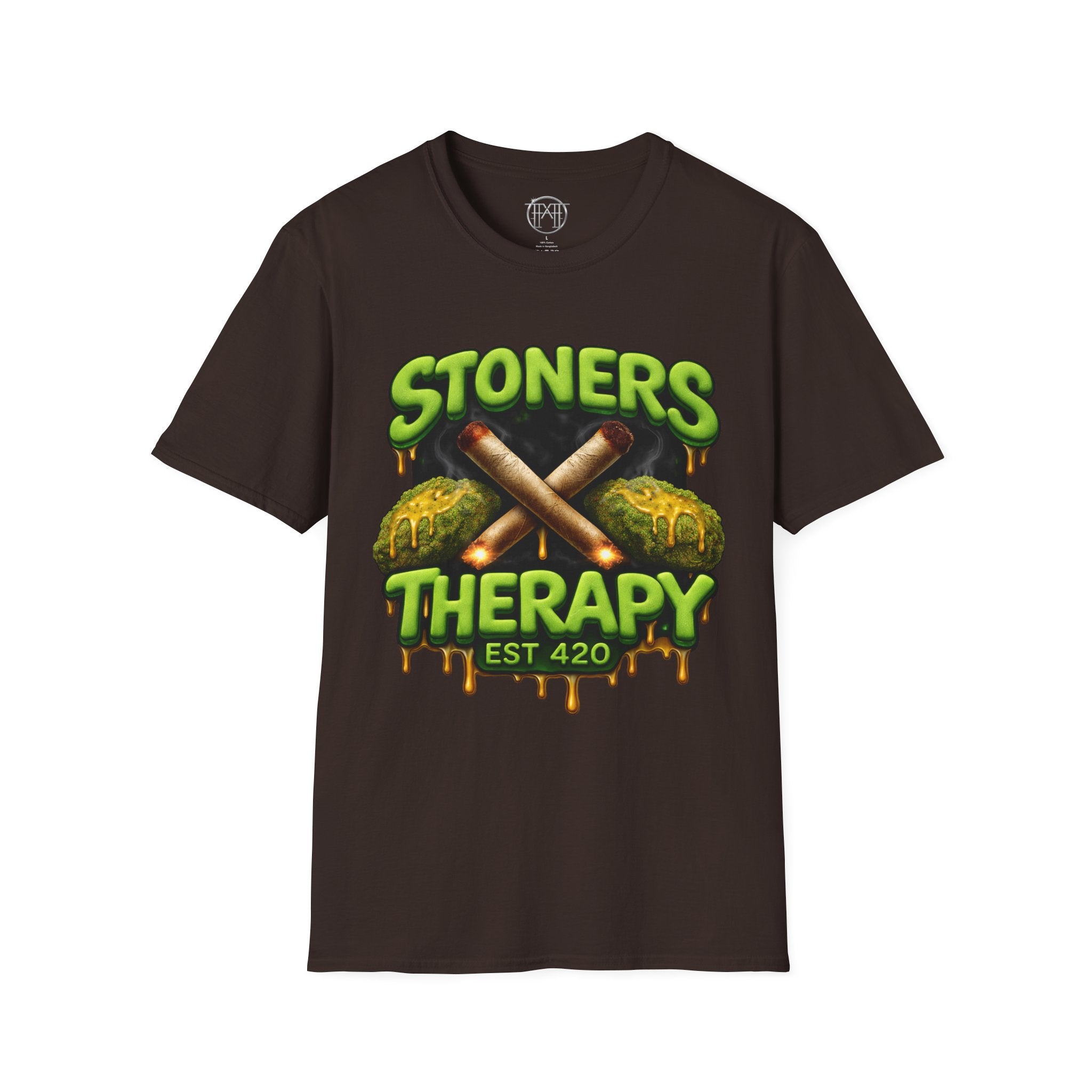 Stoners Therapy T-Shirt — 420 Cannabis Graphic Tee