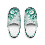 Cozy Green Teddy Bear Men's Indoor Slippers — Cute Care Bear Design