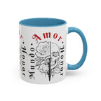 Amor y Honor Skull & Rose Accent Coffee Mug (11/15oz)