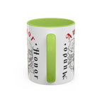 Amor y Honor Skull & Rose Accent Coffee Mug (11/15oz)