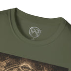 Never Wolf T-Shirt — Dark Gothic Design
