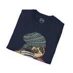 Cozy Sloth Coffee Tee – Cute Winter Sloth Holding Coffee Cup T-Shirt