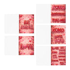 Valentine Love Cards - 5-Pack Greeting Card Set (Be Mine, XOXO, Love You)