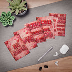 Valentine Love Cards - 5-Pack Greeting Card Set (Be Mine, XOXO, Love You)