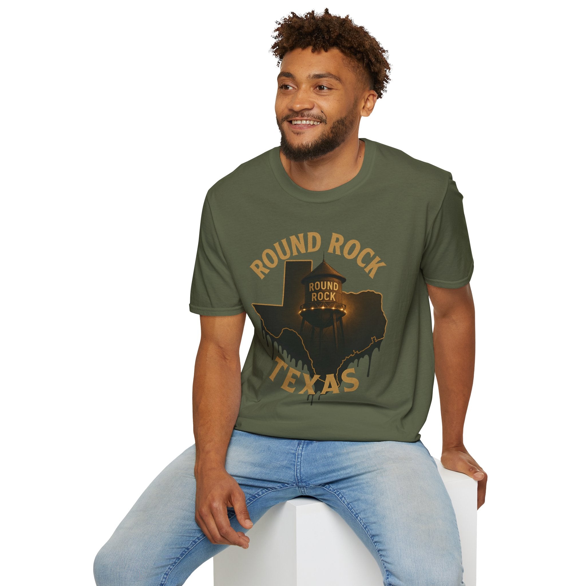 Round Rock Texas Vintage Drip T-Shirt