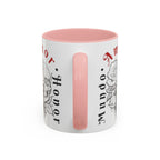 Amor y Honor Skull & Rose Accent Coffee Mug (11/15oz)