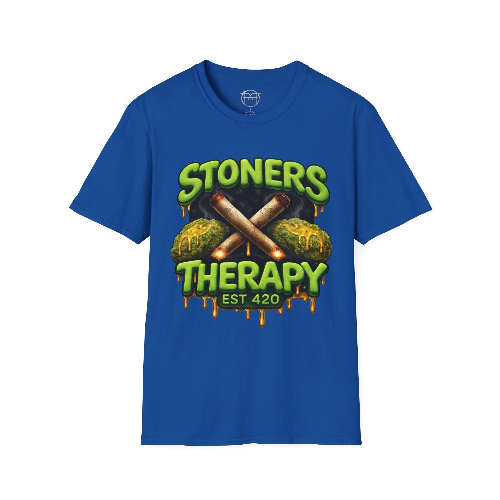 Stoners Therapy T-Shirt — 420 Cannabis Graphic Tee