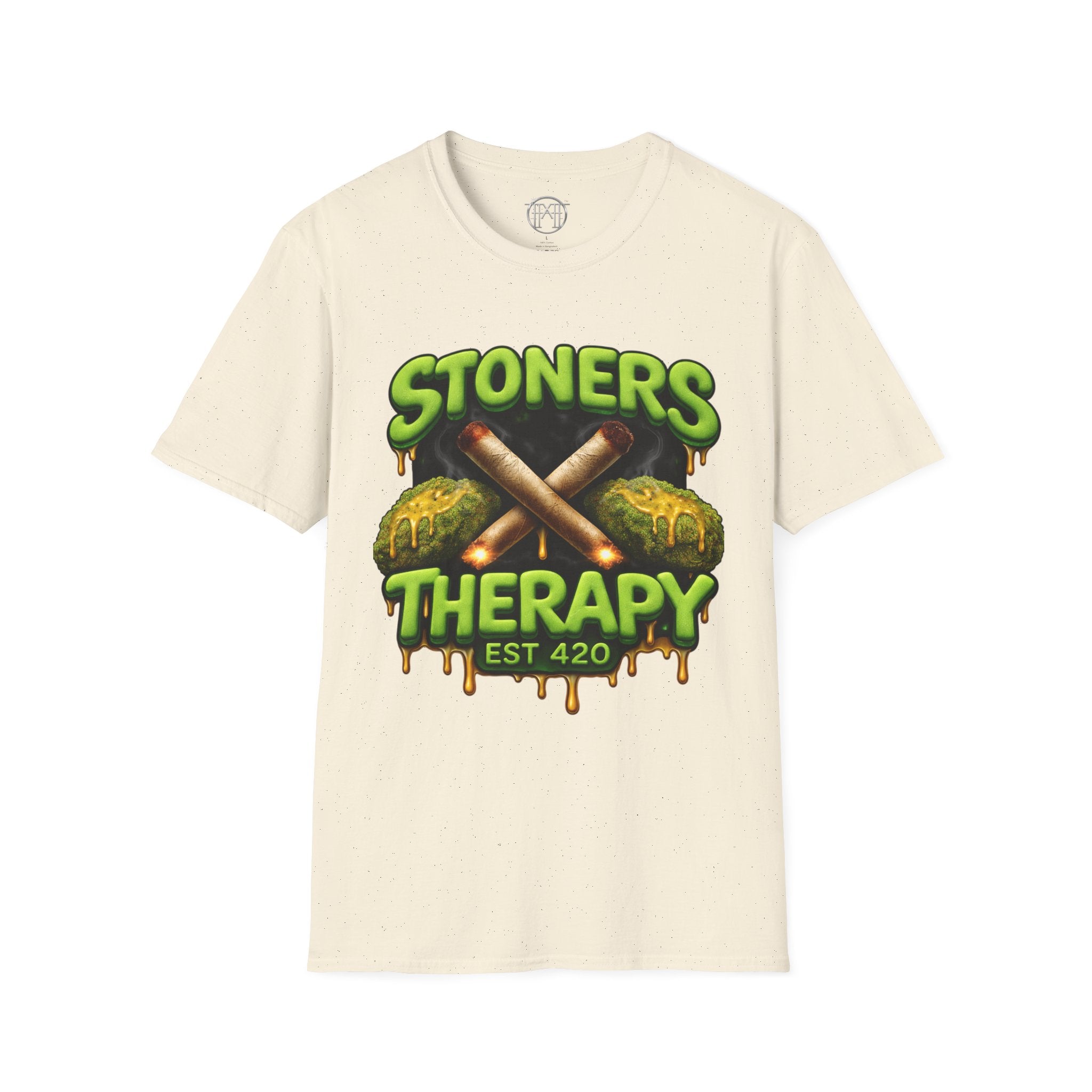Stoners Therapy T-Shirt — 420 Cannabis Graphic Tee