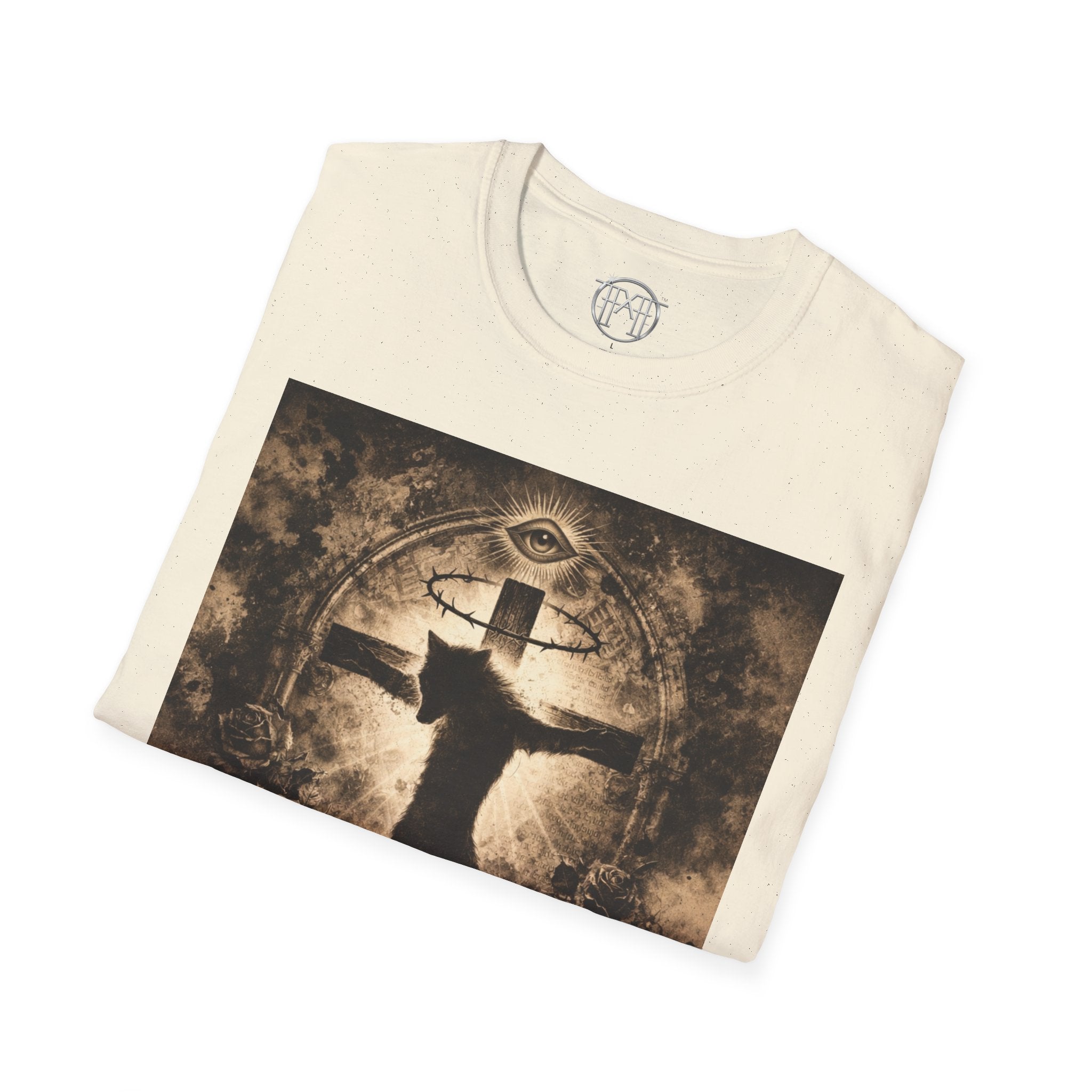 Never Wolf T-Shirt — Dark Gothic Design
