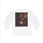 Lone Wolf Long Sleeve Tee — Vintage Wolf Portrait Graphic